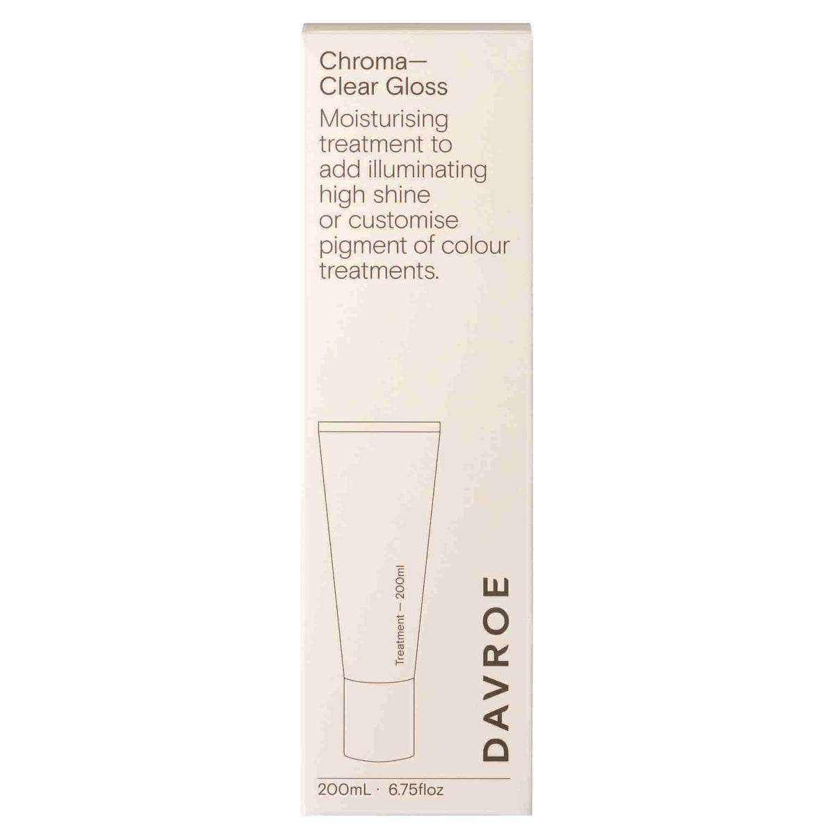 Davroe Chroma Clear Gloss Toner 200ml Box