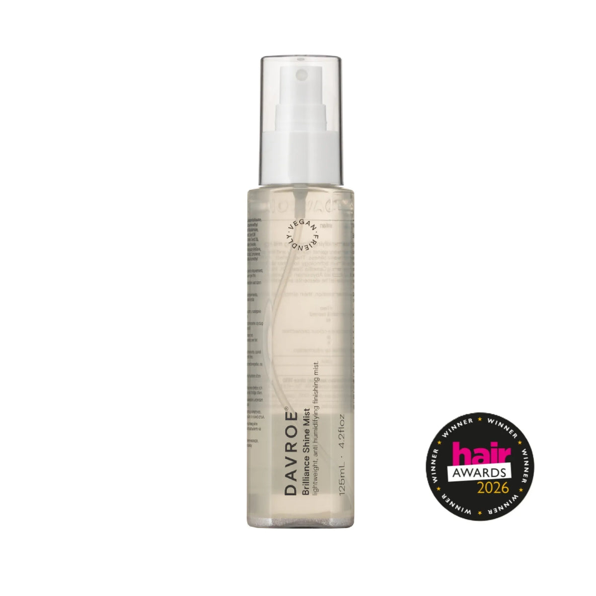 Davroe Brilliant Shine Mist - Έντονα λαμπερά μαλλιά 125ml
